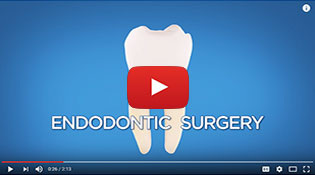 Preview of a video demonstrating an endodontic surgery