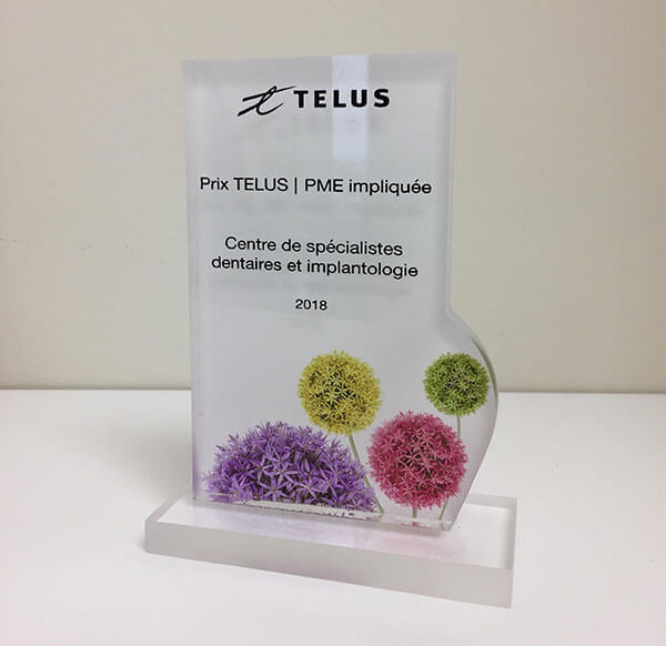 Image of the Telus 2018 prize